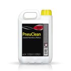 Frontal Sisbrill PneuClean limpiador de neumáticos y plásticos en formato de garrafa de cinco litros para profesionales.