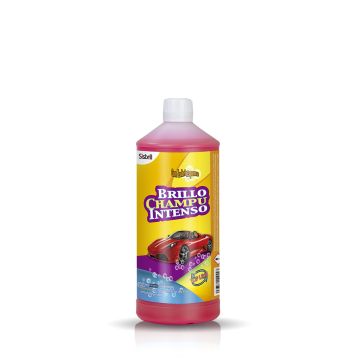Frontal de la botella de Champú Brillo Intenso