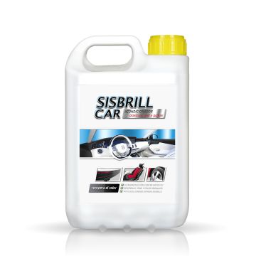 Frontal de la garrafa de 5 litros de Sisbrill Car Acondicionador de Plásticos, Piel y Gomas