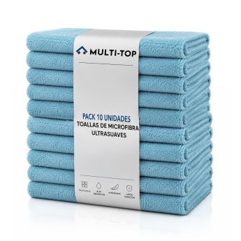 Pack de diez microfibras ultrasuaves Multi-TOP