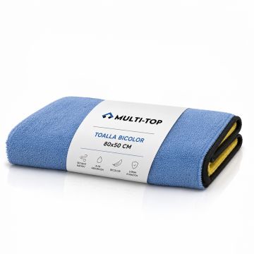 Toalla ultrasuave bicolor Multi-TOP