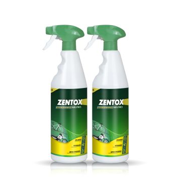 Frontal de 2 botellas de Zentox Desengrasante Neutro